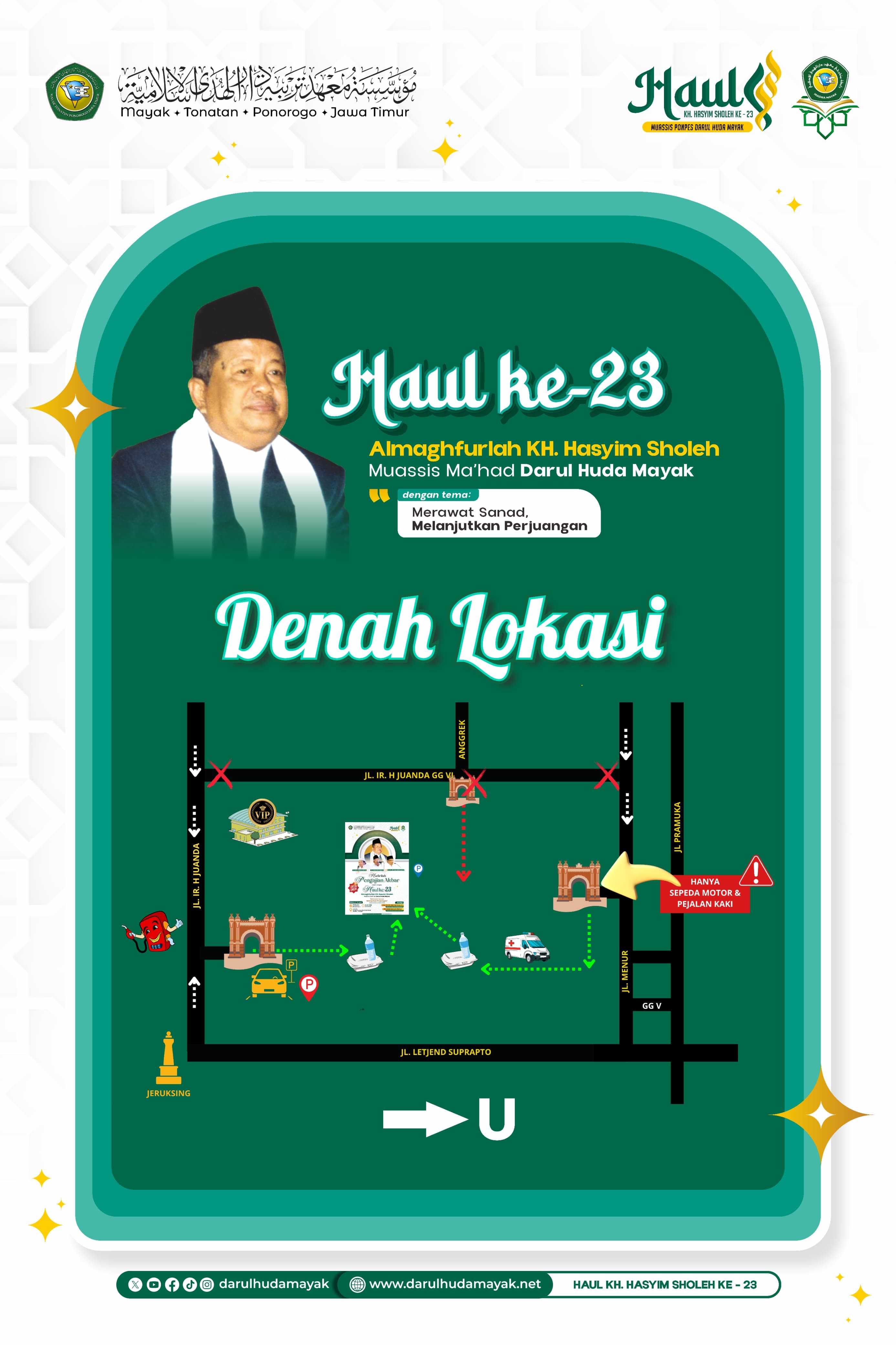 Denah Lokasi Haul Ke-23